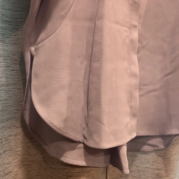 Alfani Light Blue Textured Top - Picture 6 of 10